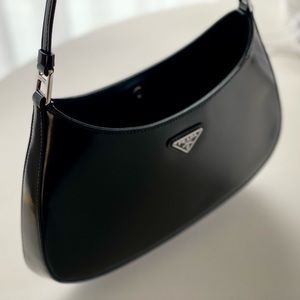 Prada cleo brushed leather bag